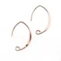 14k rose gold filled earhook 14x18mm x 2pcs