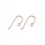 Crochet d'oreille micro en gold filled 14 carats rosé 15.5x0.51mm x 4pcs