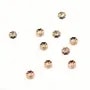 Coupelle en forme de fleur, en gold filled rosé 14 carats, 1x5mm x 8pcs
