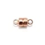 Fermoir aimanté 6mm Gold filled rose 14 carats x 1pc