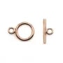 Fermoir Toggle OT  1.27x11mm Gold filled rose 14 carats x 1pc