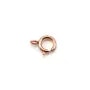 Fermoir à ressort en gold filled 14 carats rosé 5.5mm x 1pc