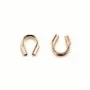Protection for 0.21mm wired wire, 14 carat pink gold filled x 10pcs