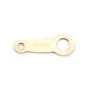 Gold filled rosé 14 carats attache fermoir 3x8mm x 10pcs