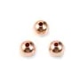 Gold filled rosé 14k perles 4mm x 6pcs