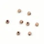 Diamond ball, in 14 carat pink gold filled, 1 * 3mm x 10pcs