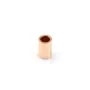 Gold filled rosé 14 carats tube à écrasé 2x3mm x 12pcs