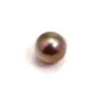 Perle de culture d'eau douce mauve ronde 13-14mm x 1pc