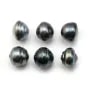 Perle tahiti semi-ronde 9.5-10.5mm x 4pcs