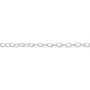 Chaîne argent 925 maille ovale 2.8x3.5x0.35mm x 50cm