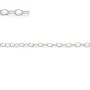 Chaîne argent 925 maille ovale 2.8x3.5x0.35mm x 50cm