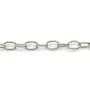 Chaîne argent 925 ovale 4x6mm x 50cm