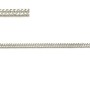 Chaîne argent 925 massif gourmettre plate 2.6x1.1mm x 50cm