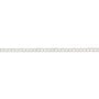 Sterling silver flat chain 925 1.6x2.0mm x 50cm