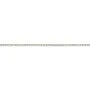 Chaîne argent 925 gourmette plate 1.0mm x 50cm