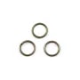 Anneaux ronds ouverts, métal couleur bronze, 0.8x5mm environ 100pcs
