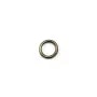 Anneaux rond soudés, métal couleur bronze, 1x6mm environ 100pcs