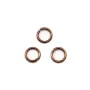 Anneaux rond ouverts en métal cuivre 0.8x6mm x 100pcs