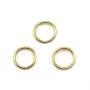 Anneaux de forme ronde, ouvert, en métal doré 0.8 * 8mm environ 100pcs