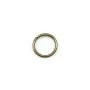 Anneaux ronds ouverts, métal couleur bronze, 0.8x8mm environ 100pcs