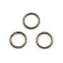 Anneaux ronds ouverts, métal couleur bronze, 0.8x8mm environ 100pcs