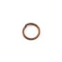 Anneaux ouverts forme ronde, en métal couleur cuivre 0.8x8mm environ 100pcs