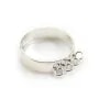 Adjustable ring, in diferent colors, with 4 rings x 1pc