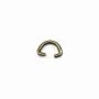 Bélière de couleur laiton, en forme de triangle arrondi, 5 * 7mm x 10pcs