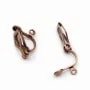 Clip support cuivre 6x14mm x 10pcs