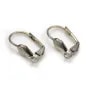 Boucles d'oreille en forme de dormeuse de différentes couleurs, 18mm x 10pcs