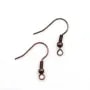 Crochets d'oreilles ressort avec boule  19mm x 20pcs