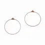 Créole pour crochet cuivre 50mm  x 20pcs