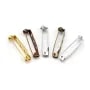 Broche avec 3 trous, disponible en différentes couleurs, 4.5 * 26mm x 2pcs