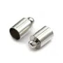 Tips for ribbon of 13mm in raw brass x10pcs