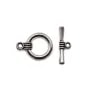 Fermoir "OxT" en métal 14mm x 2pcs