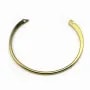 Jonc flexible, de couleur doré, 64mm x 1pc