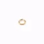 Venner open round rings by "flash" Gold on brass 0.8x5mm x 25pcs