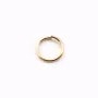 Jumpring open by "flash" gold on brass 0.8x8mm x 40pcs
