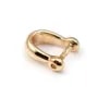 Bélière pour pierre dorée sur laiton 4x10mm x 1pc