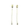 Poussoir avec la chaine 4cm & zirconium x 4pcs