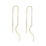 Earrings  by "flash" Gold on brass 2.7x16mm x 2pcs
