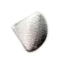 Breloque de forme ventail 0.8* 26x29  x 1pc