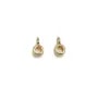 Bélière plaquée par "flash" or sur laiton 6.5x8mm x 10pcs