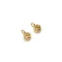 Bélière dorée sur laiton 6.5x8mm x 10pcs