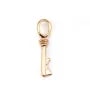  Key by "flash" Gold on brass 5.7x22.7mm x1pc
