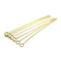 Clous d'oreille chaton Plaquée par "flash" or sur laiton 5.5x15mm x 2pcs