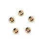 Intercalaire carré par "flash" or sur laiton 5.8mm x 6pcs