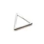 Charm star by "flash" gold on brass 11x14mm x 4pcs