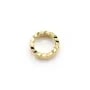 Intercalaire en forme ronde 10mm , doré  sur laiton x 10pcs 