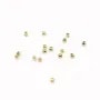 Intercalaire cube dorée sur laiton 1.5mm x 50pcs